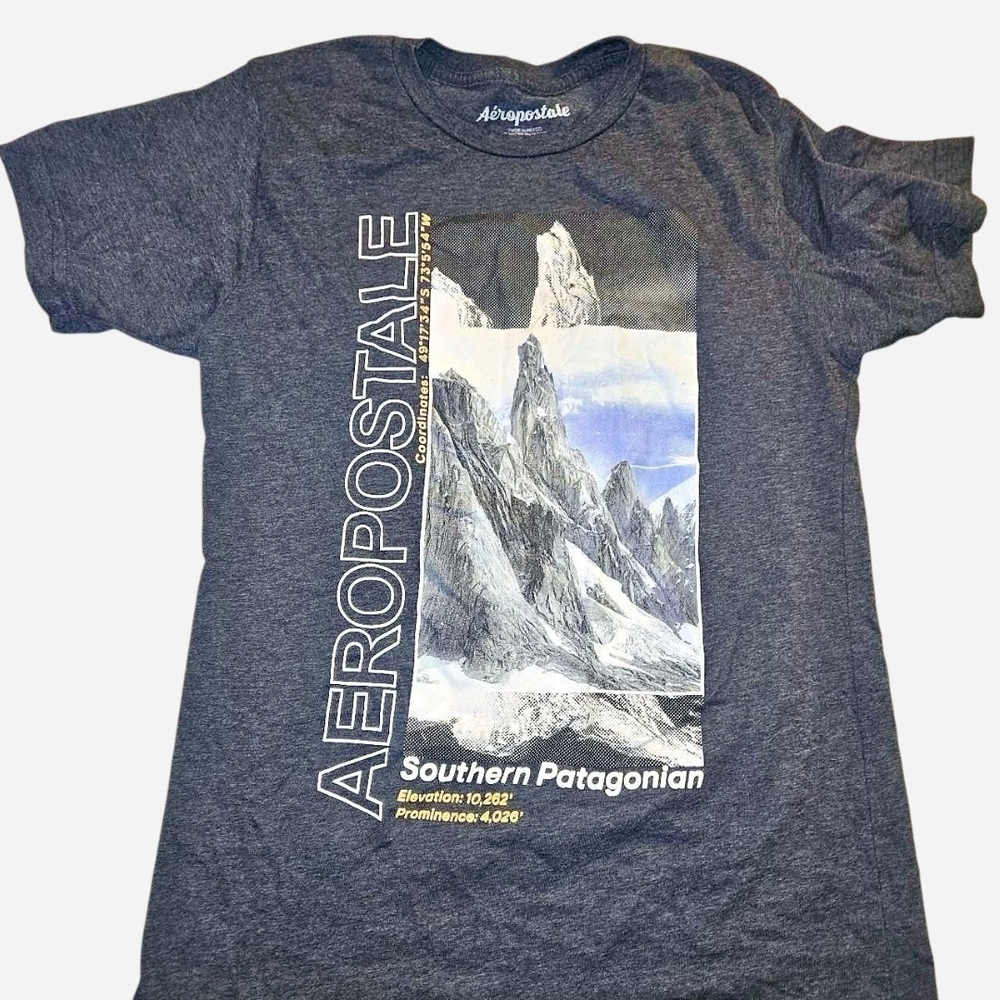 Unisex Aeropostale Charcoal Tee with Graphic